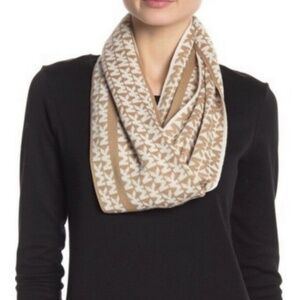 Michael Michael Kors | Logo Infinity Scarf Women's Size OS Brown Comfort
